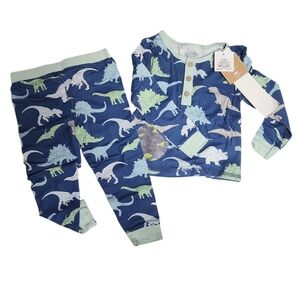 Baby glow in the dark dinosaur pajamas